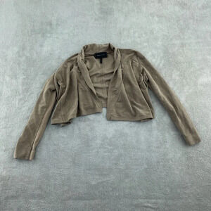 BCBGMAXAZRIA Womens Medium Faux Suede Taupe M 4478
